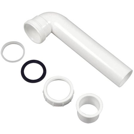 TEMPLETON Slip Joint Waste Arm, 1.5 x 7 in., Plastic - White TE1842423